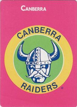 1988 Scanlens #11 Crest - Raiders Front